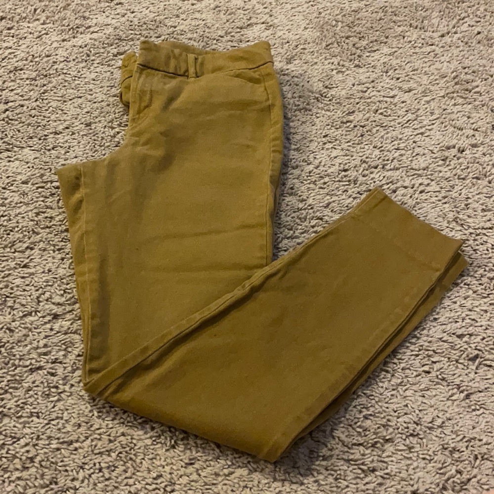 Brown skinny jeans